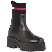 Bottines Tommy Jeans flatform chelsea sock