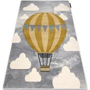 Tapis Rugsx Tapis PETIT BALOON ballon, des nuages gris 140x190 cm