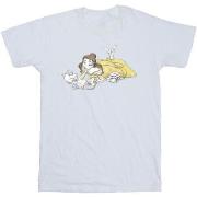 T-shirt enfant Disney Beauty And The Beast Belle Reading