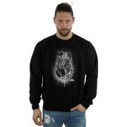 Sweat-shirt Marvel Black Panther Spray Headshot