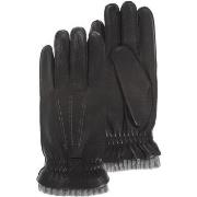 Gants Isotoner Gants Homme cuir de cerf Noir