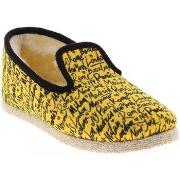 Chaussons Chausse Mouton - Charentaises MESSAGE - Jaune - Taille