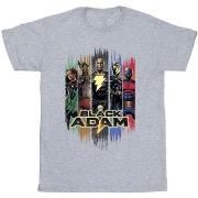 T-shirt Dc Comics Black Adam JSA Complete Group