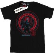 T-shirt Marvel Black Widow Movie Computer Globe