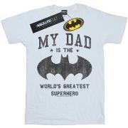 T-shirt Dc Comics Batman My Dad Is A Superhero