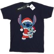 T-shirt Disney Lilo And Stitch Stitch Christmas