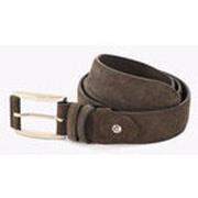 Ceinture Mancini Ceinture cuir nubuck marron foncé-046464