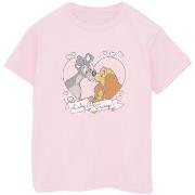 T-shirt enfant Disney Lady And The Tramp Love