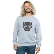 Sweat-shirt Marvel Black Panther Black On Black