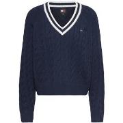 Sweat-shirt Tommy Jeans Pull Ref 62083 C1G Bleu marine