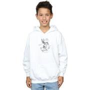 Sweat-shirt enfant Dessins Animés Bugs Bunny Drawing Instruction