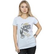 T-shirt Dessins Animés Bugs Bunny Rub Me The Wrong Way