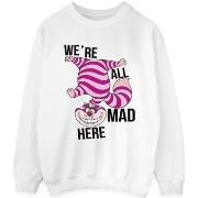 Sweat-shirt Disney Alice In Wonderland All Mad Here