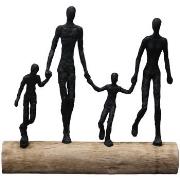 Statuettes et figurines Signes Grimalt Famille Noire Sur Tronc