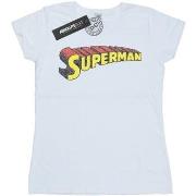 T-shirt Dc Comics Superman Telescopic Crackle Logo
