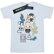T-shirt enfant Fantastic Beasts Chibi Grindelwald