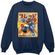 Sweat-shirt enfant Disney Big Hero 6 Baymax Fred Newspaper