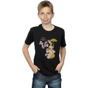 T-shirt enfant Disney Mary Poppins Floral Silhouette