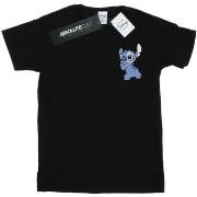 T-shirt enfant Disney Lilo And Stitch Stitch Backside Breast Print