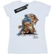 T-shirt Disney Beauty And The Beast Beast Sketch