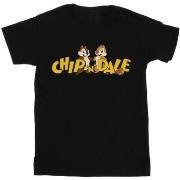 T-shirt enfant Disney Chip And Dale Character Logo