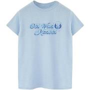 T-shirt Disney Obi-Wan Kenobi Ribbon Font