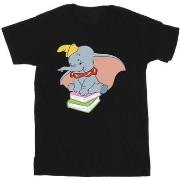 T-shirt enfant Disney Dumbo Sitting On Books