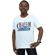 T-shirt enfant Disney Lilo And Stitch Chillin