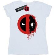 T-shirt Marvel Deadpool Split Splat Logo