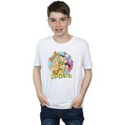 T-shirt enfant The Flintstones Group Circle