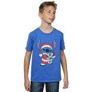 T-shirt enfant Disney Lilo And Stitch Stitch Christmas