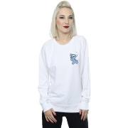 Sweat-shirt Disney Lilo And Stitch Stitch Backside Breast Print