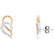 Boucles oreilles Cleor Boucles d'oreilles en argent 925/1000 et zircon