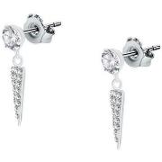 Boucles oreilles Cleor Boucles d'oreilles en argent 925/1000 et crista...