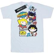 T-shirt Dc Comics Chibi Super Friends Dance