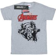 T-shirt enfant Marvel Avengers Team Burst