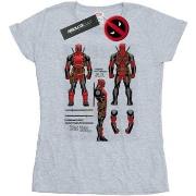 T-shirt Marvel Deadpool Action Figure Plans