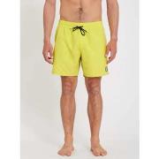 Maillots de bain Volcom Bañador boardshort Lido Solid Trunk 16 Limeade