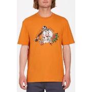 T-shirt Volcom Camiseta Lintell Saffron