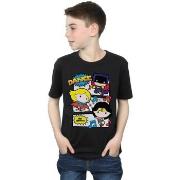 T-shirt enfant Dc Comics Chibi Super Friends Dance