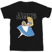 T-shirt Disney Alice In Wonderland Flowers