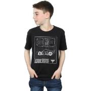 T-shirt enfant Disney Cars Lightning McQueen Blueprint