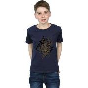T-shirt enfant Marvel Black Panther Gold Head