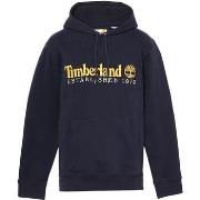 Sweat-shirt Timberland Sweat à Capuche Logo Brush Back