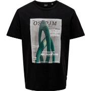 Polo Only&amp;sons ONSTODD LIFE REG PHOTOPRINT SS TEE
