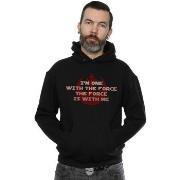 Sweat-shirt Disney Rogue One I'm One With The Force Red