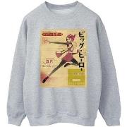 Sweat-shirt Disney Big Hero 6 Baymax Honey Lemon Newspaper