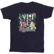 T-shirt Disney Alice In Wonderland Leafy Garden