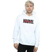 Sweat-shirt Marvel Red Font Logo