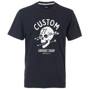 T-shirt Only &amp; Sons TEE-SHIRT PRINT - DARK NAVY - M